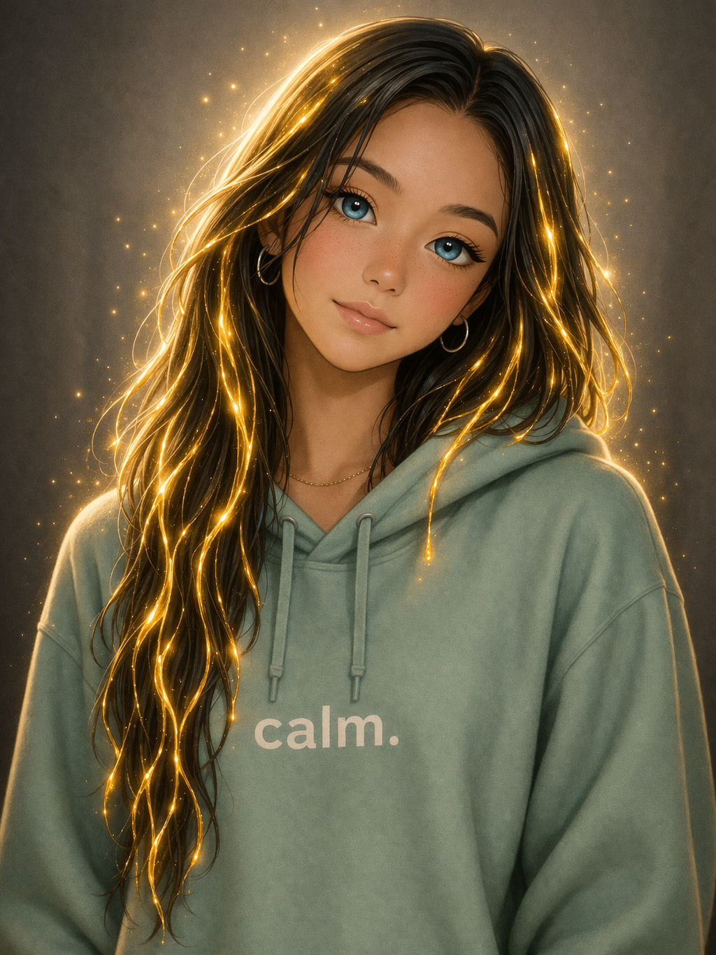 You wear calm